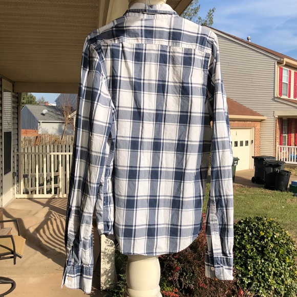 HOLLISTER California Blue Plaid Men’s Shirt XL - Picture 2 of 2